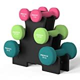 PROIRON Pesi Palestra in Casa Fitness e Palestra Manubri e Pesi Fitness Pesi per Palestra Manubrio (Set di 2) 1-10kg (Set di Manubri 2 x 1 kg, 2 x 2 kg, 2 x 3 kg)