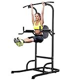 OneTwoFit Power Tower Multifunzione per Flessioni, Trazioni, Fitness e Addominali. Struttura per Trazioni con Impugnature Ergonomiche e Altezza Regolabile per Allenarsi in Casa OT061